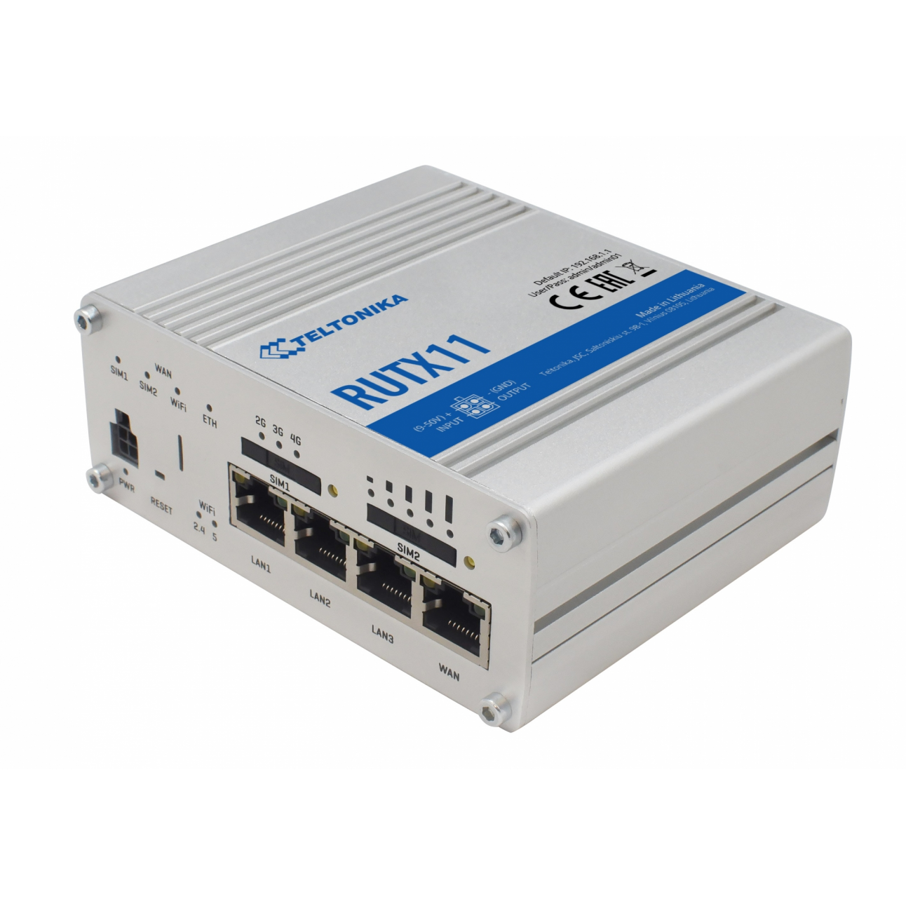 Промышленный 4G маршрутизатор Teltonika RUTX11