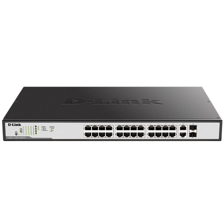 Коммутатор D-Link DGS-1100-26MPP/C1A