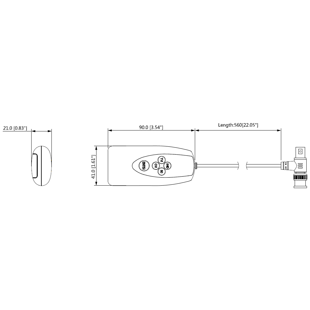 Контроллер-переключатель HDCVI/HDTVI/AHD/Analogue