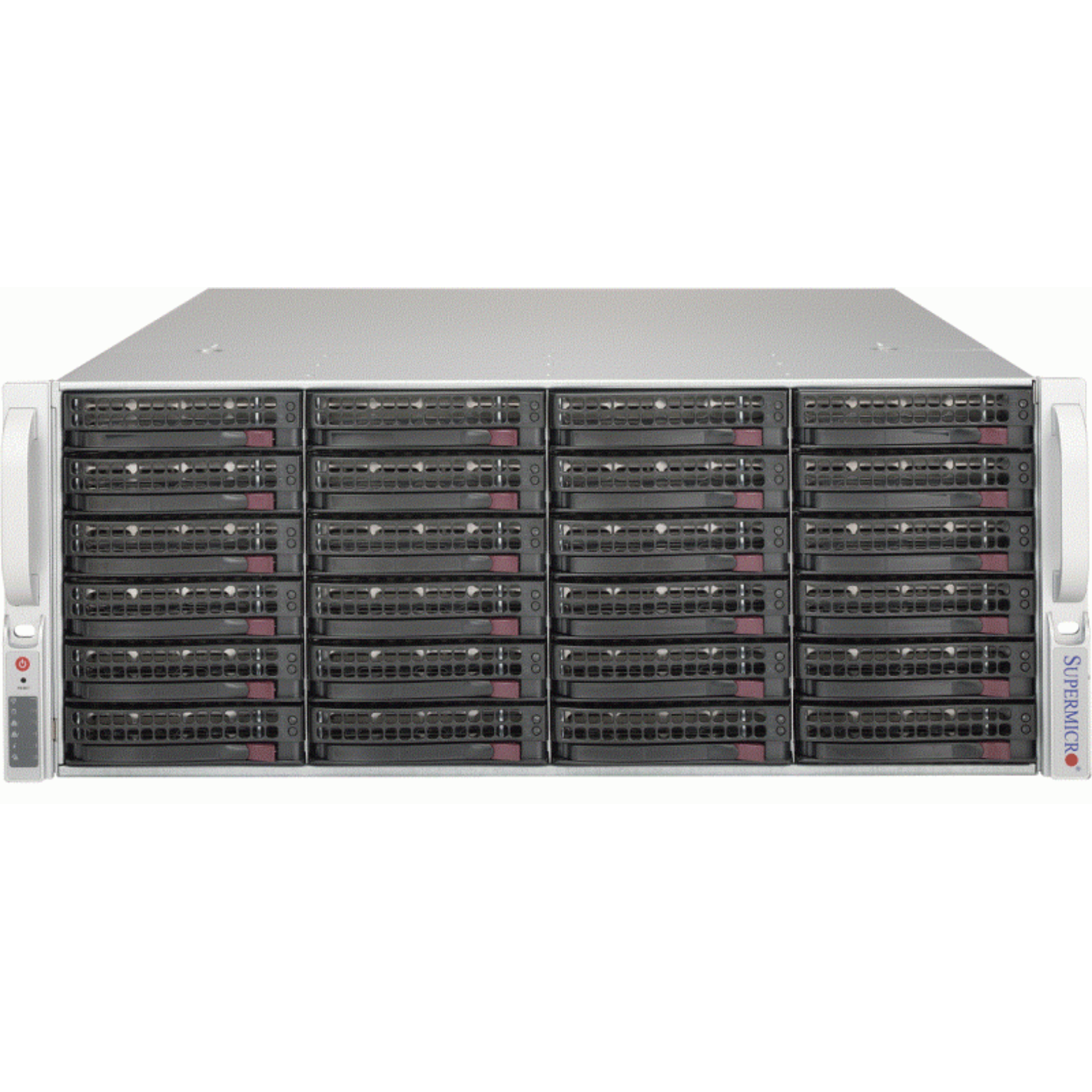Платформа Supermicro 4U SSG-5049P-E1CTR36L, Один процессор Intel Xeon Scalabl, Intel C622, DDR4, 36x3.5HDD, 2x2,5HDD, SAS3 via LSI 3008, 2x10GBase-T