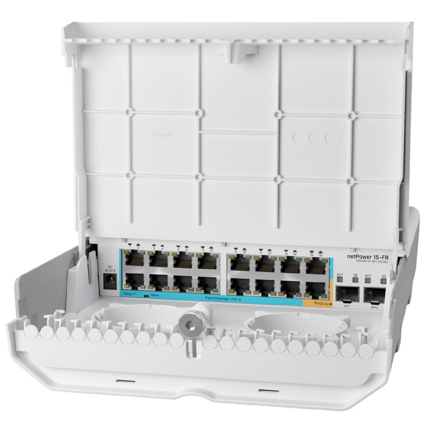 Коммутатор netPower 15FR MikroTik CRS318-1Fi-15Fr-2S-OUT