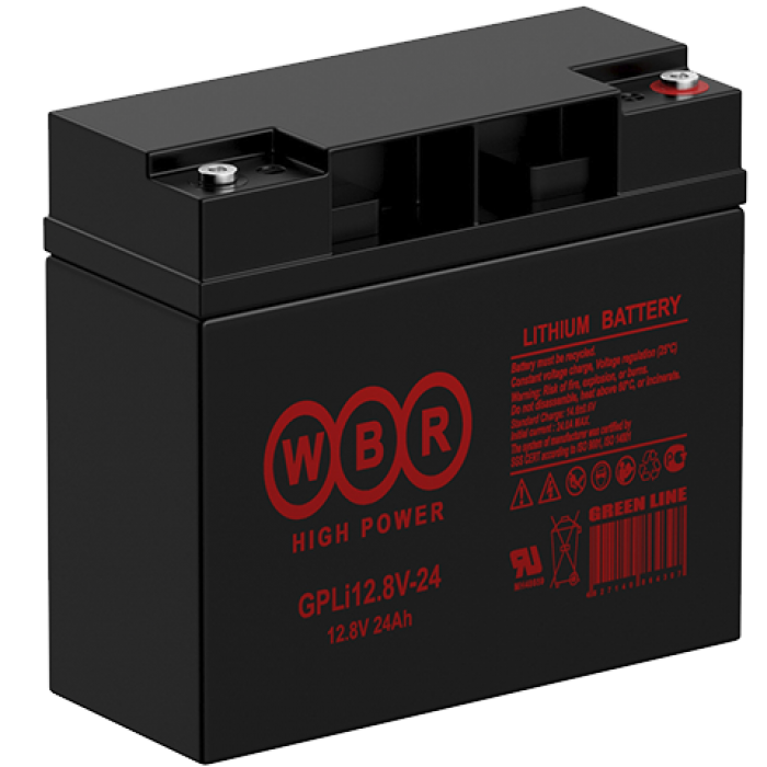 Литий-железо-фосфатный (LiFePO) аккумулятор WBR GPLi 12.8V-24K