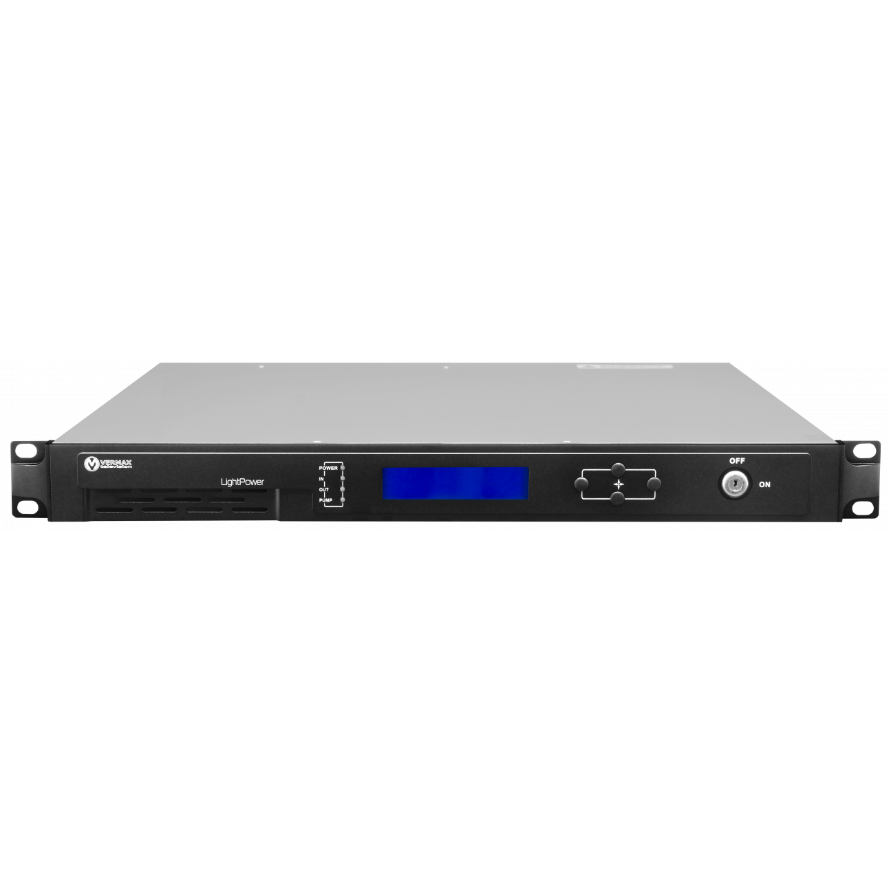 Оптический усилитель VERMAX для сетей КТВ, 24dBm выход, 2 входа 