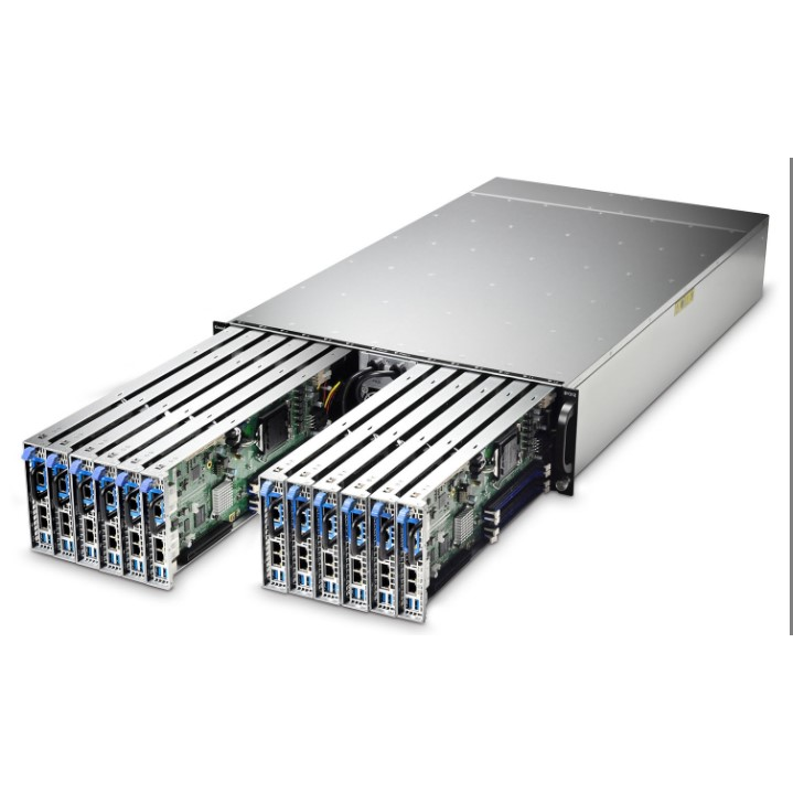 Серверная платформа Gooxi 3U SY312-S24R-G3 12xNode, no CPU(LGA1151)/4*DDR4 ECC UDIMM/ C242 / no HDD(2)LFF/ 4xGE