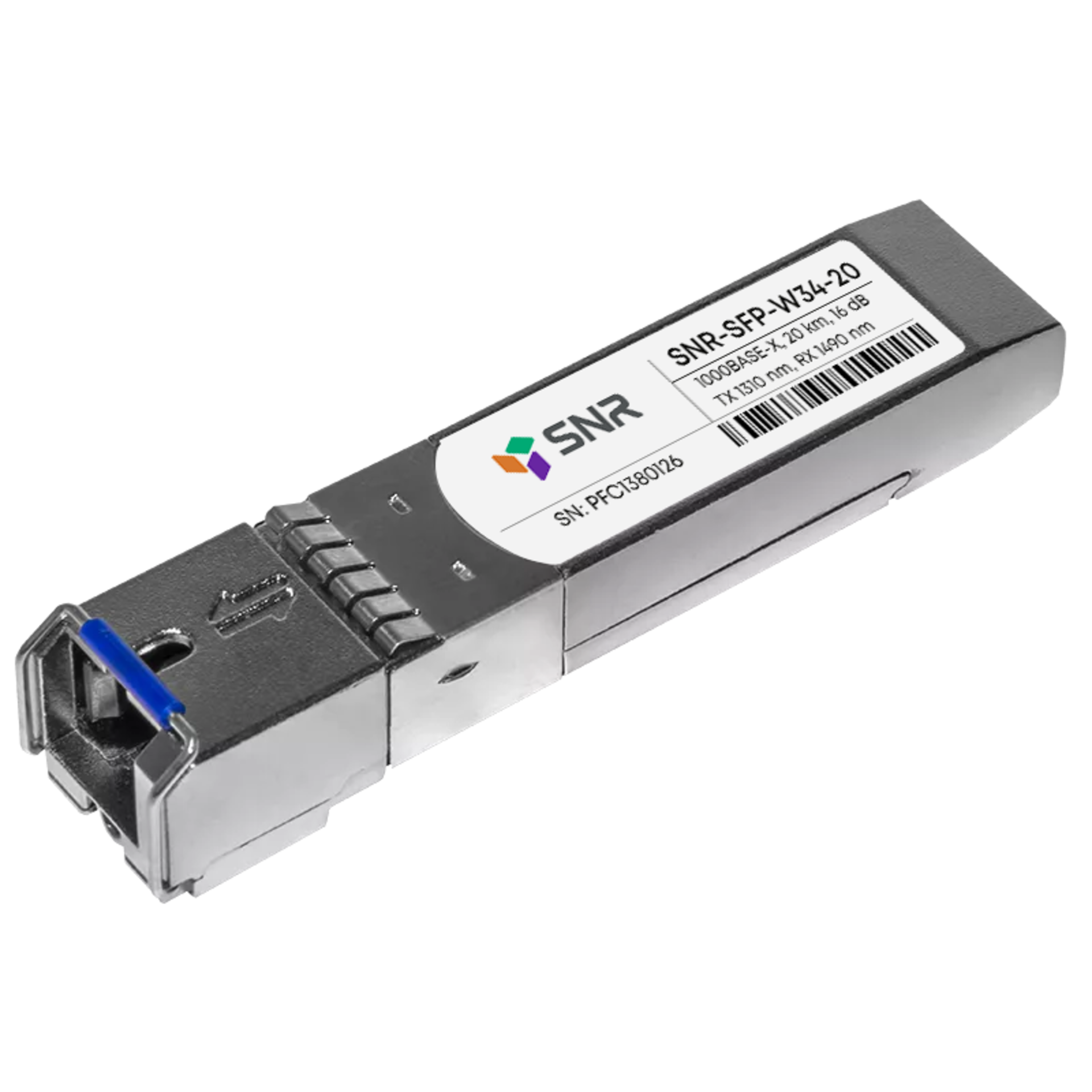 Модуль SFP WDM, дальность до  20км (12dB), 1310/1490nm
