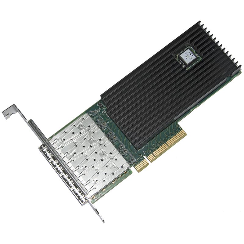 Сетевая карта 4 порта 10GBase-X (SFP+, Intel FTXL710AM1), Silicom PE310G4i71LB-XR