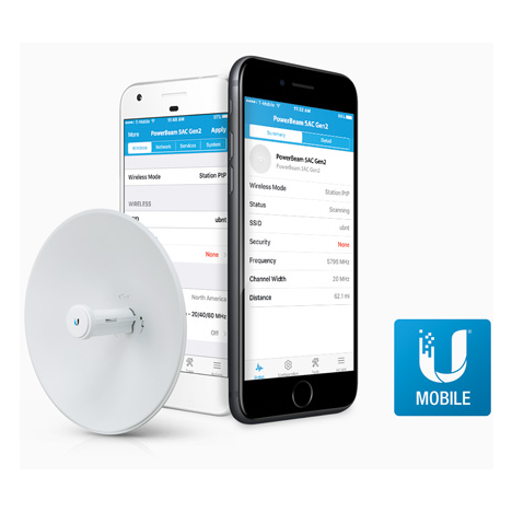 Беспроводной мост Ubiquiti PowerBeam AC Gen2 (комплект 5шт)