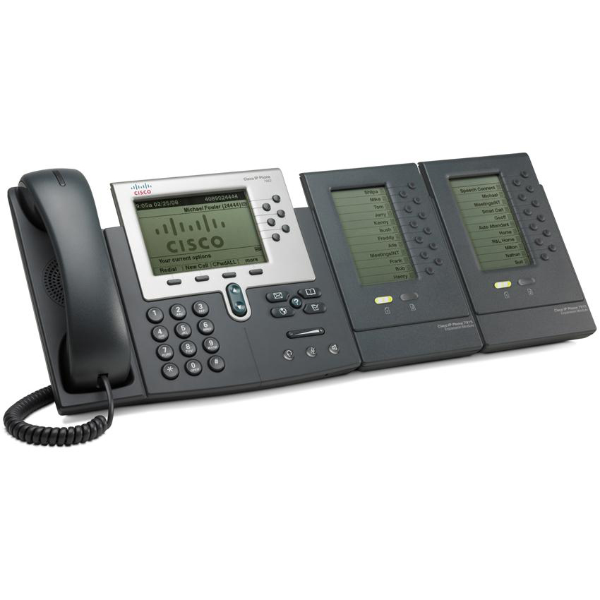 Блок расширения Cisco CP-7915 для телефонных аппаратов Cisco CP-7900 (некондиция, скол кнопки)