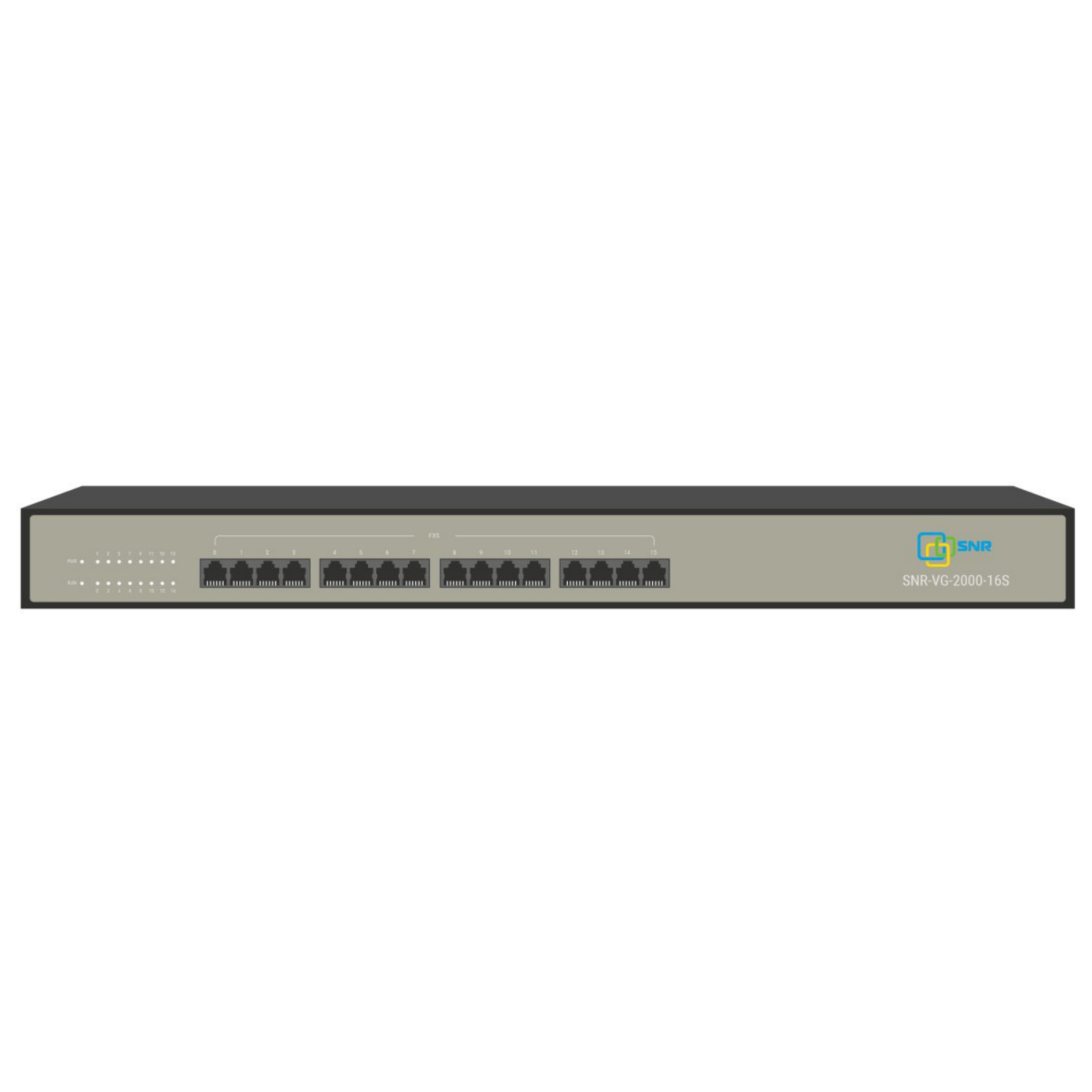 Шлюз VoIP SNR, 16 FXS, 4 RJ45, 16 SIP аккаунтов