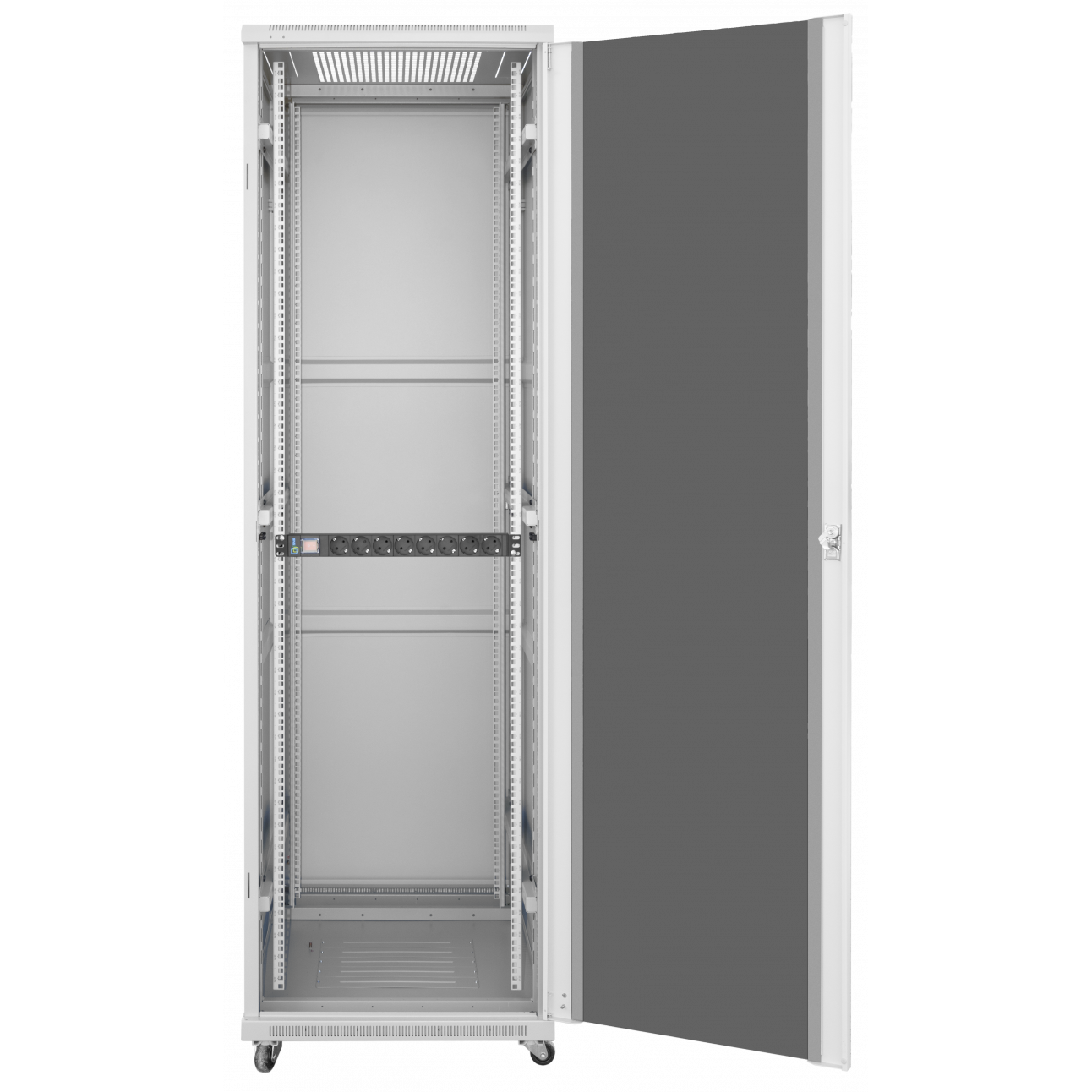 Шкаф телекоммуникационный напольный 47U 600x600мм, серия TFC (SNR-TFC-476060-GS-G)