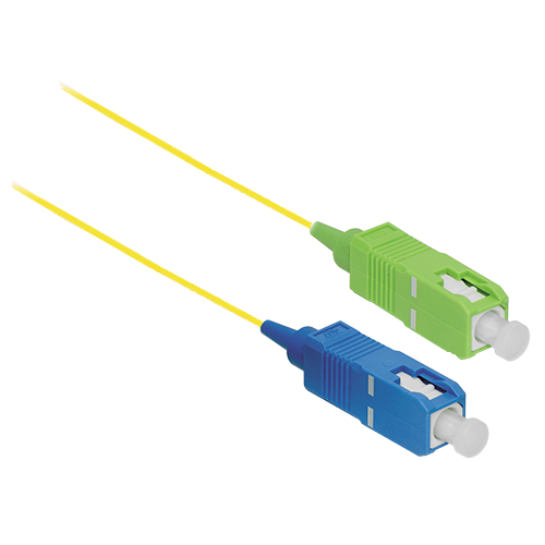 Шнур монтажный оптический SC/APC-SC/UPC 1m