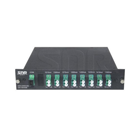 Мультиплексор CWDM одноволоконный 16-канальный для BIDI CWDM SFP (Tx/Rx:1310-1610нм), APC-полировка