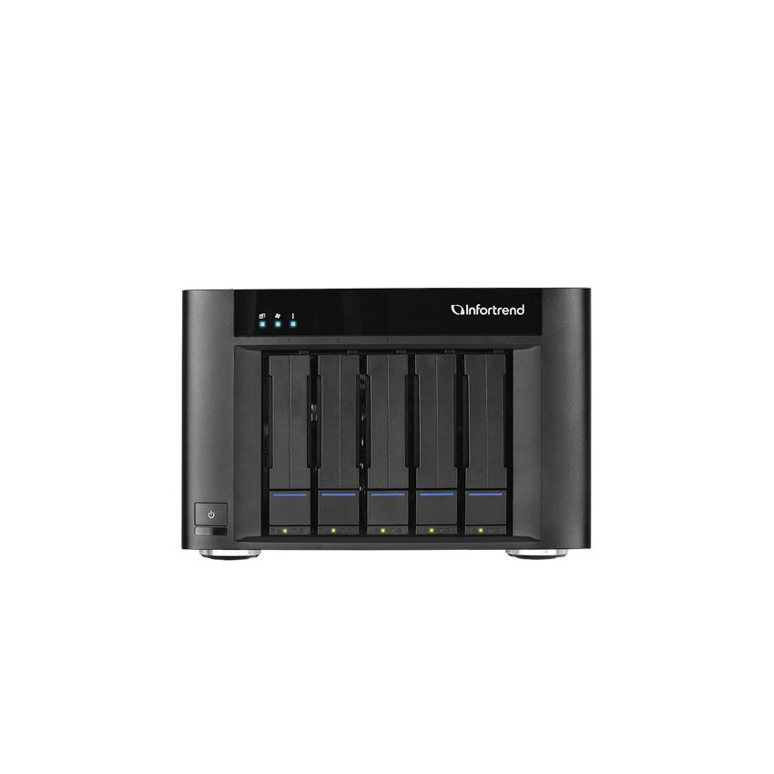 Система хранения данных Infortrend GSEP205-D (до 5xHDD, 2x4GB, 2x1G порта RJ45, 2x10G порта SFP+)