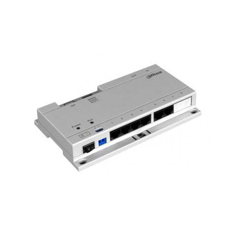 PoE коммутатор для видеодомофонии DAHUA DHI-VTNS1060A 6-портовый неуправляемый, стандарт dahua poe.