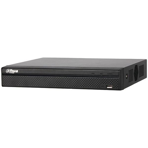 IP Видеорегистратор Dahua DHI-NVR2208-8P-4KS2  8-ми канальный, 4K, 8 PoE портов, до 80Мбит/с, до 8Мп, 2HDD до 6Тб, аудио вх./вых., HDMI, VGA