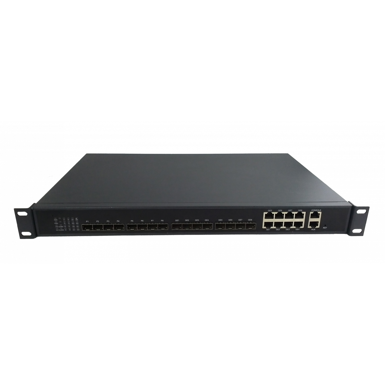 OLT C-DATA FD1108S с 8 портами GEPON (SFP), 8 GE комбо-портов, 2 БП АC