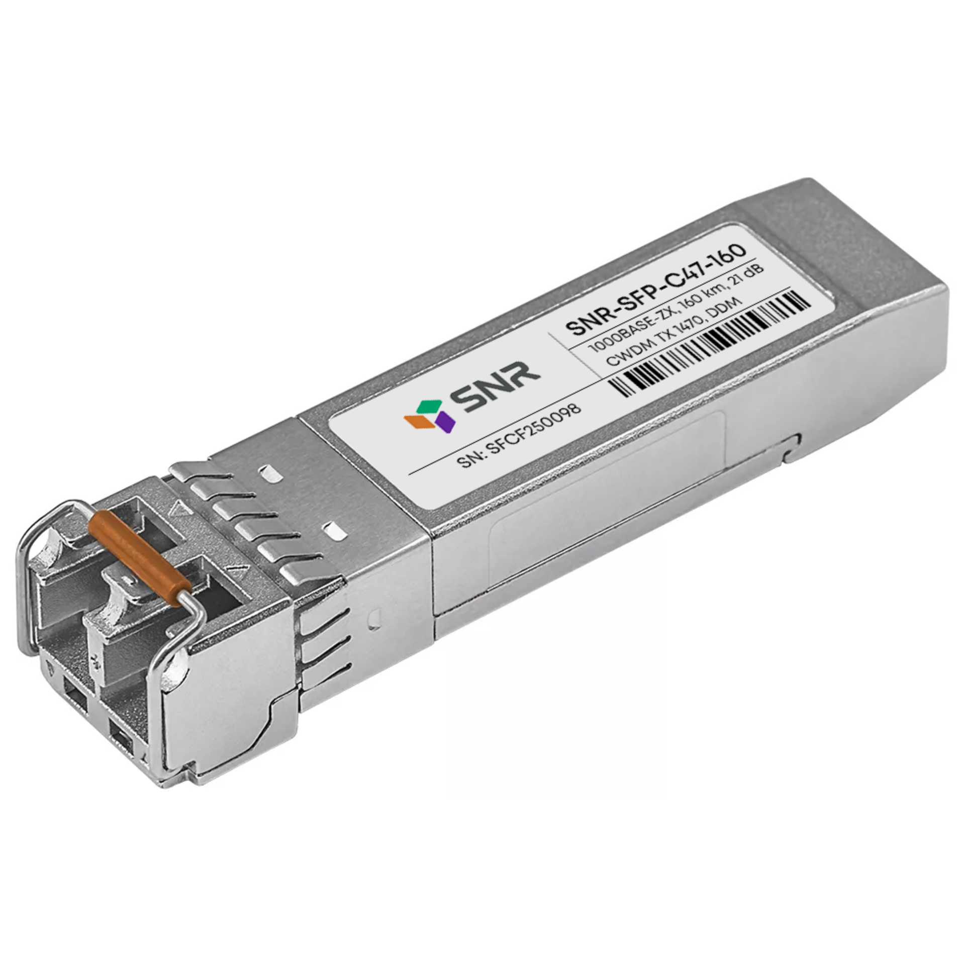 Модуль SFP CWDM оптический, дальность до 160км (41dB), 1470нм