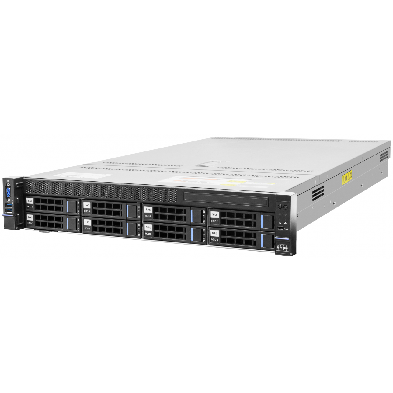 Серверная платформа SNR-SR2208RS, 2U, Scalable, DDR4, 8xHDD, резервируемый БП