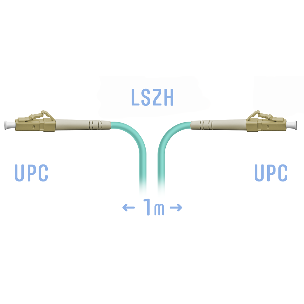 Патчкорд оптический LC/UPC MM 1m