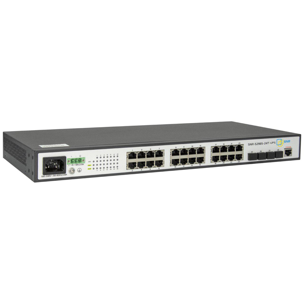 Управляемый коммутатор уровня 2 SNR-S2965-24T-UPS
