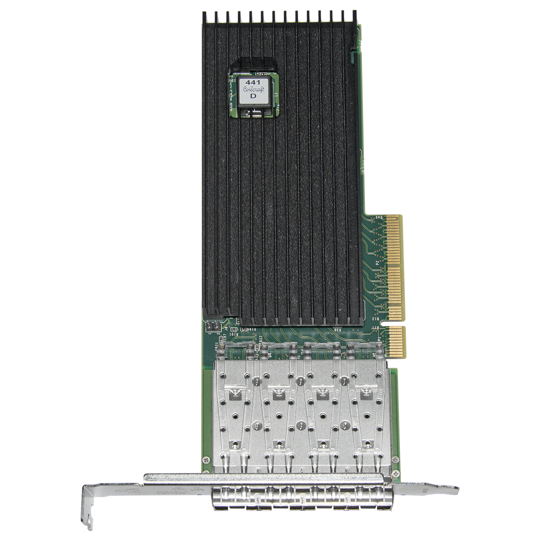 Сетевая карта 4 порта 10GBase-X (SFP+, Intel FTXL710AM1), Silicom PE310G4i71L-XR