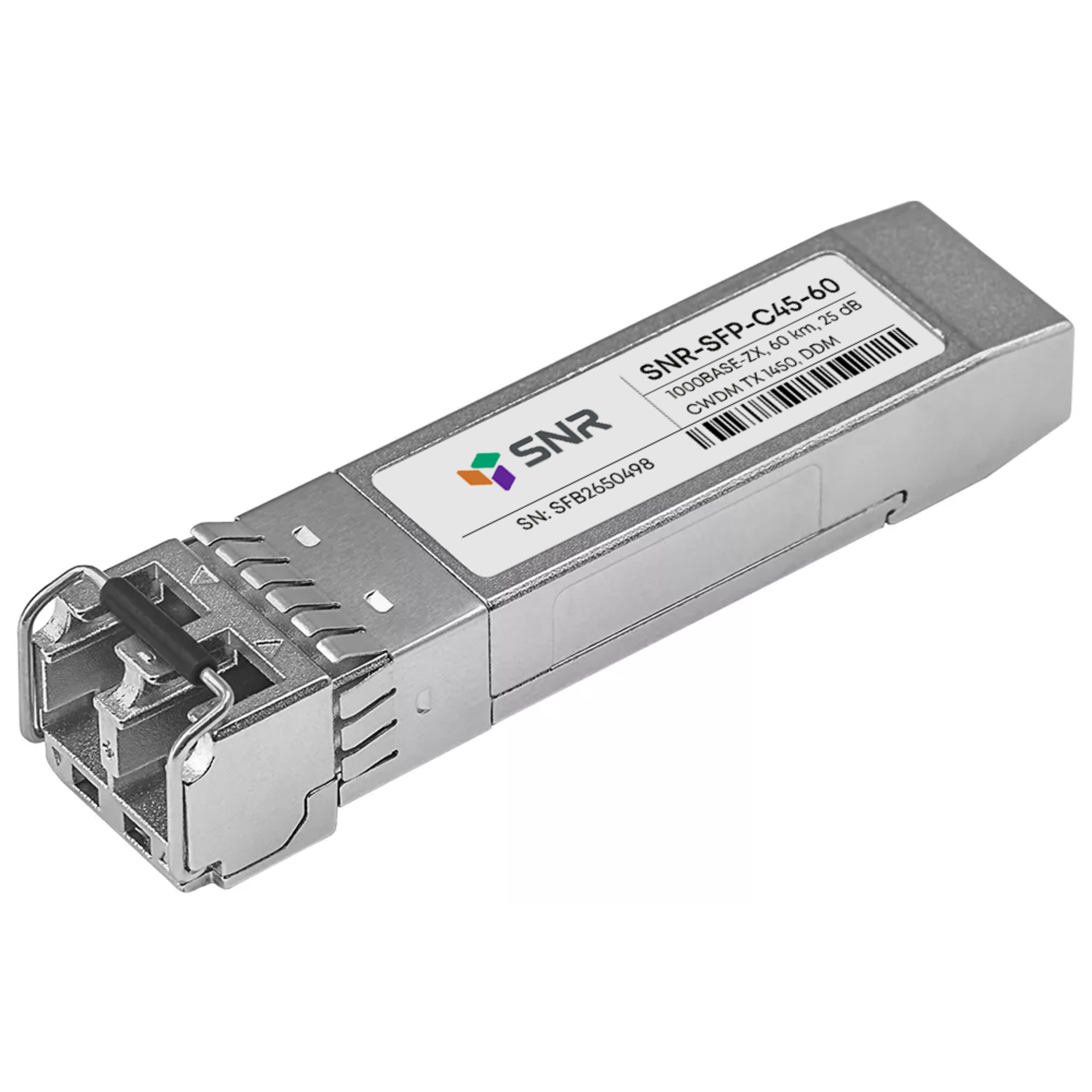 Модуль SFP CWDM оптический, дальность до 60км (25dB), 1450нм