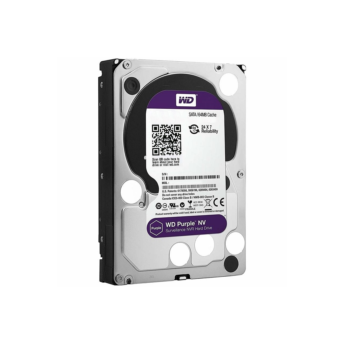 Жесткий диск Western Digital Purple 8TB 3.5 IntelliPower 256Mb SATA3