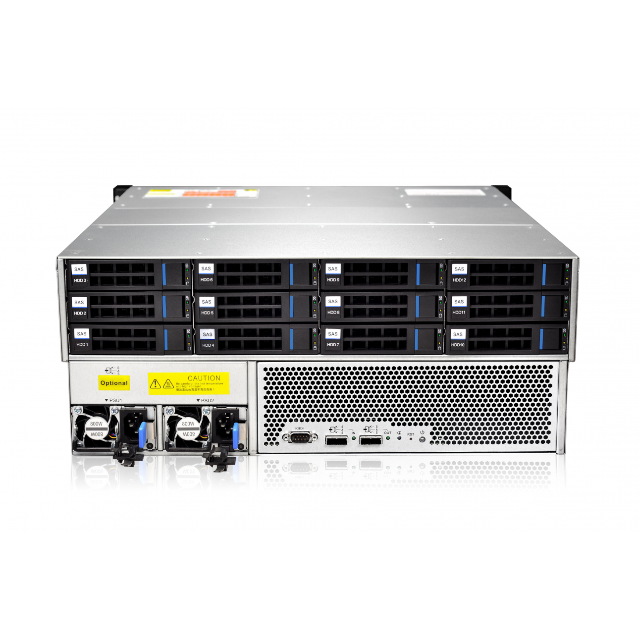 Дисковая полка SNR-JB436R, 4U, 36xHDD, резервируемый БП