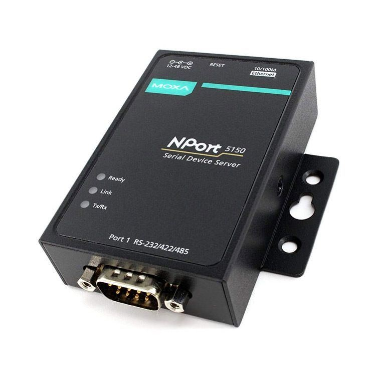 NPort 5150 RU 1-портовый асинхронный сервер RS-232/422/485 в Ethernet MOXA