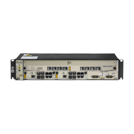 2RU шасси Huawei OLT GPON, 2 слота для установки интерфейсных модулей, 8 GPON портов, DC
