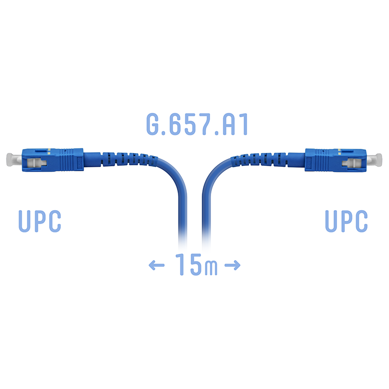 Патчкорд оптический армированный SC/UPC 15метров