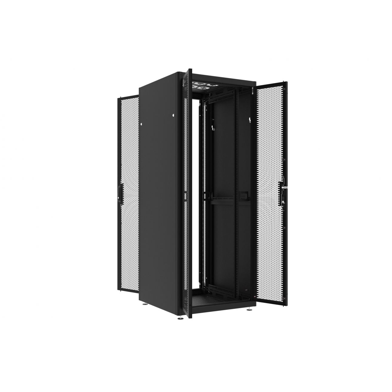 Шкаф телекоммуникационный напольный 42U 800x800мм, серия TFC (SNR-TFC-428080-DPDP-B)
