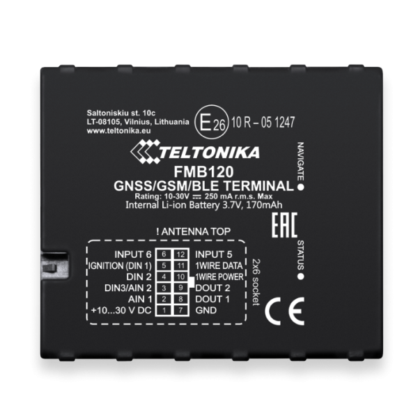 FMB110 GPS контроллер местонахождения и состояния транспорта