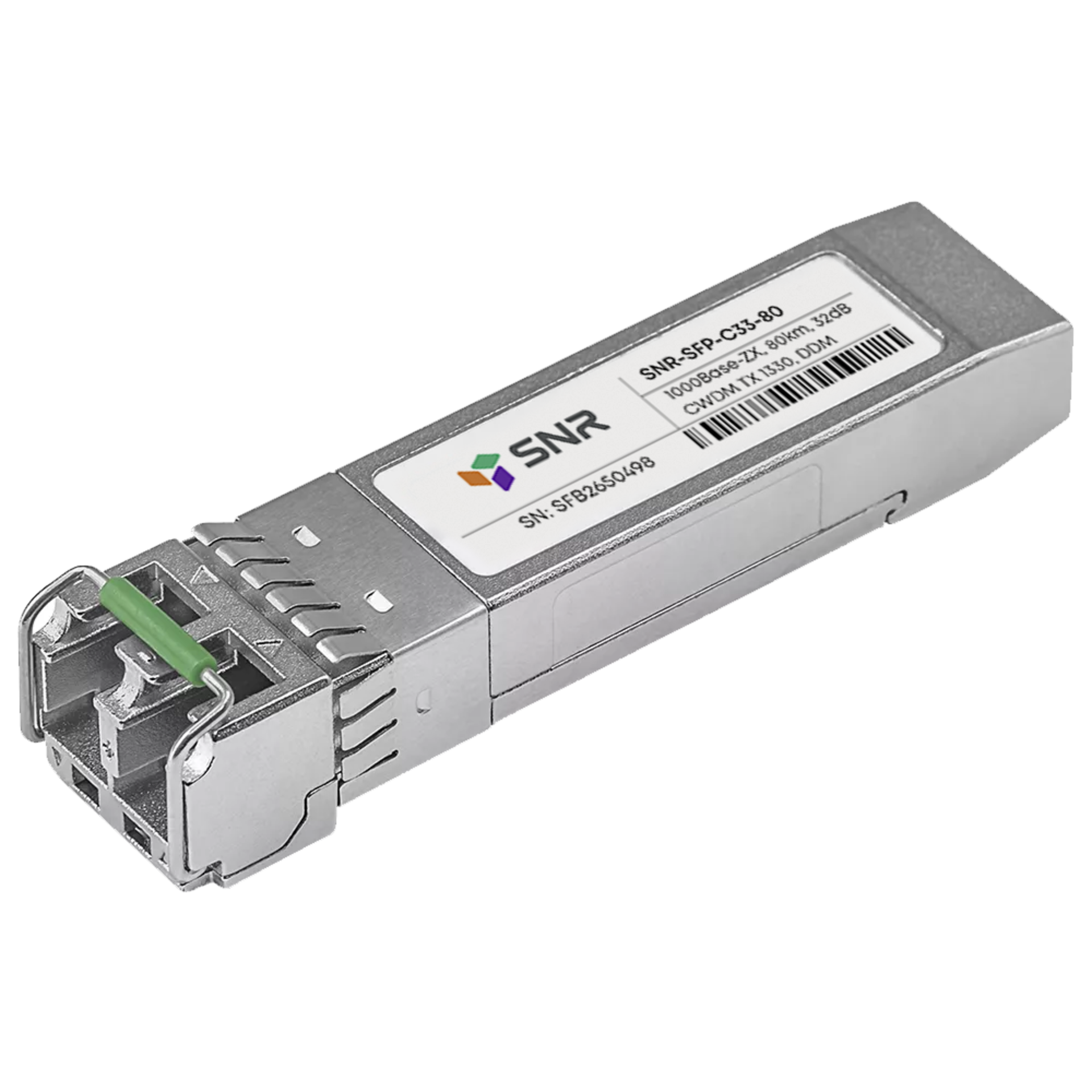 Модуль SFP CWDM оптический, дальность до 80км (32dB), 1330нм