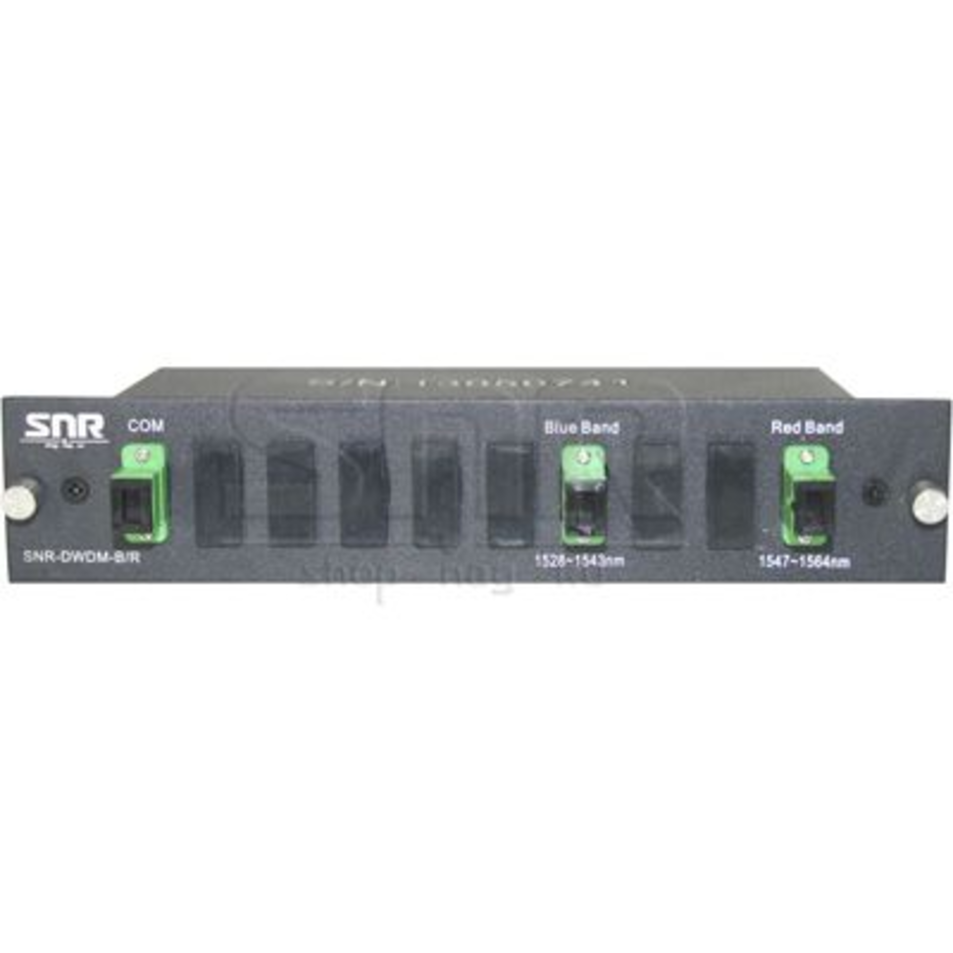 DWDM-фильтр диапазонов Blue (1528...1543nm) и Red (1547...1564nm) в 1/2U слоте