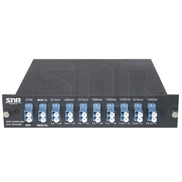 Мультиплексор CWDM одноволоконный 8-х канальный, (trx:1610-1390, 1470-1310), Monitor, UPG