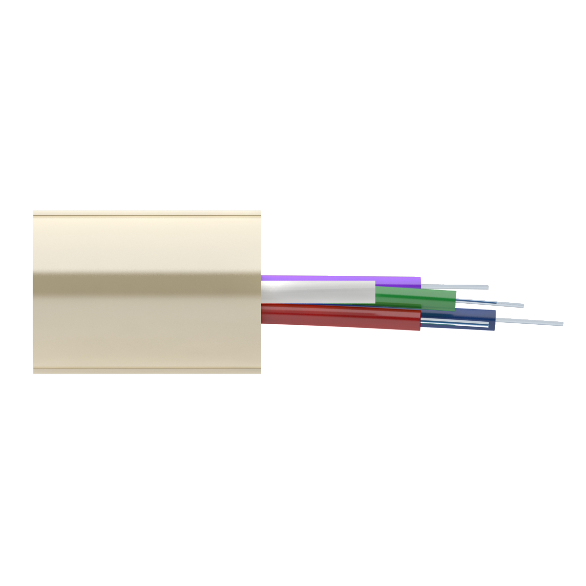 Кабель оптический Alpha Mile RISER, 04 волокна Corning Ultra G.652D, LSZH
