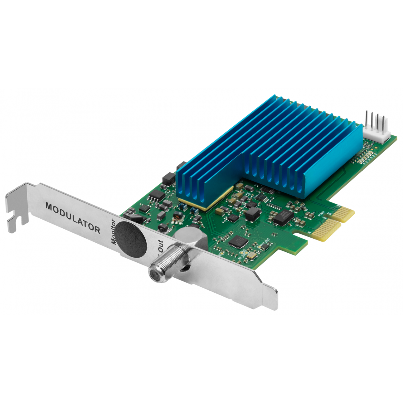 Карта 4-полосного QAM модулятора PCIe