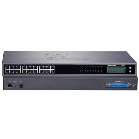 Grandstream GXW4224 - IP шлюз. 24xFXS, 1xLAN, (1GbE)Gigabit Ethernet