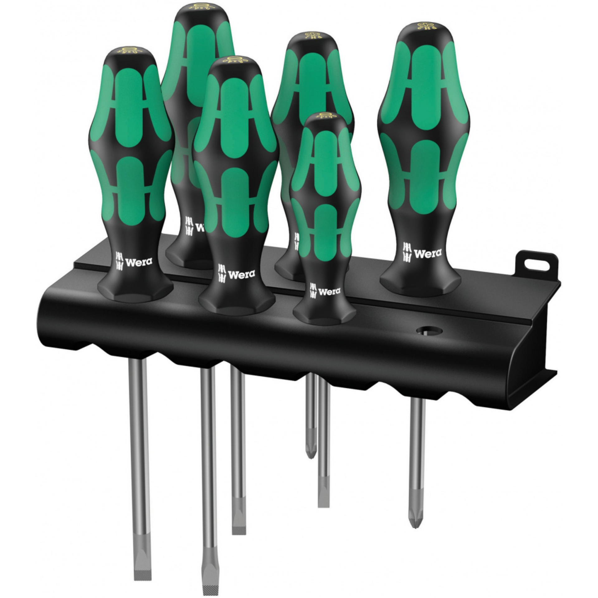 Набор отверток Kraftform Plus Lasertip, 334/6 Rack, подставка, 6 предметов WE-105650