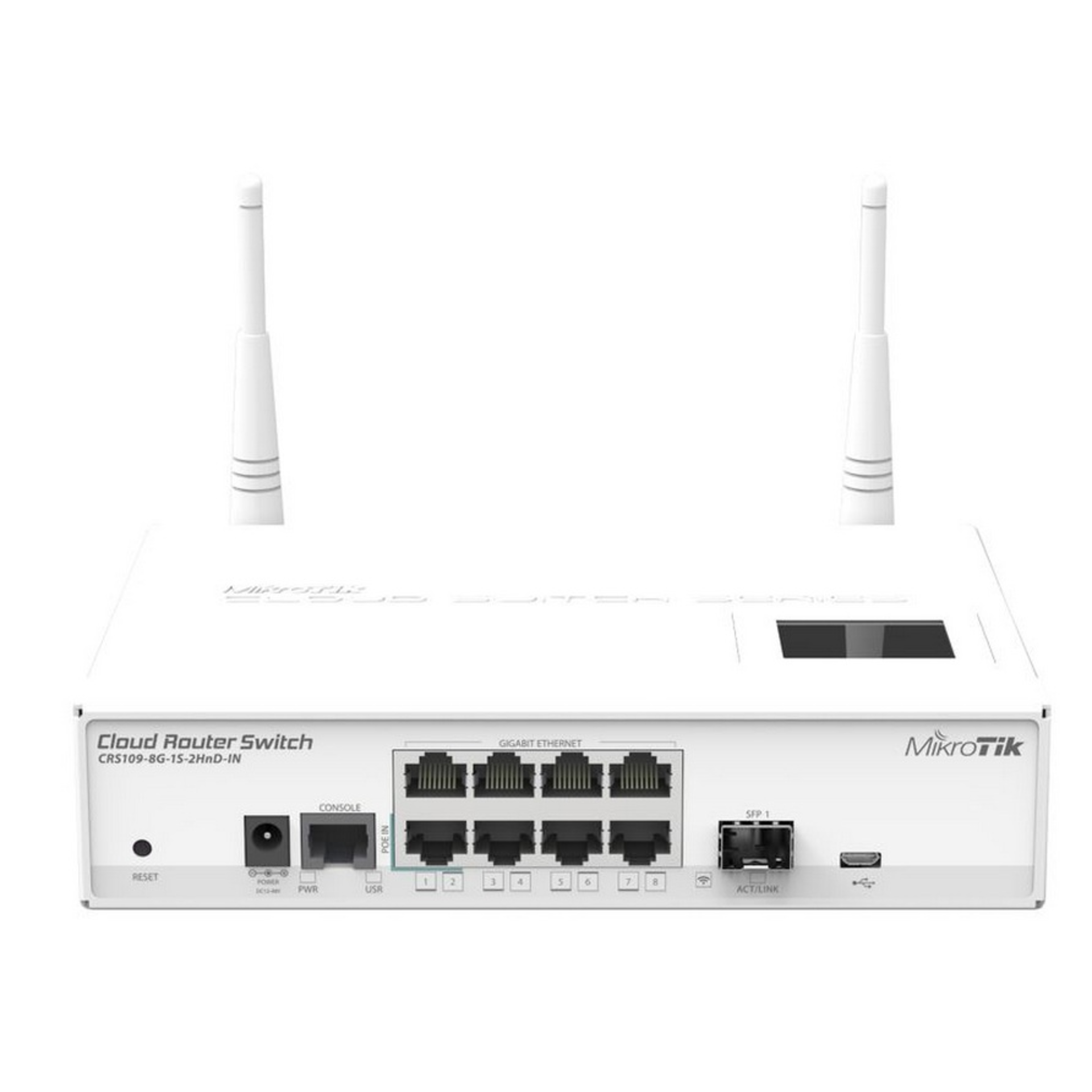 Коммутатор Cloud Router Switch Mikrotik CRS109-8G-1S-2HnD-IN (RouterOS L5)