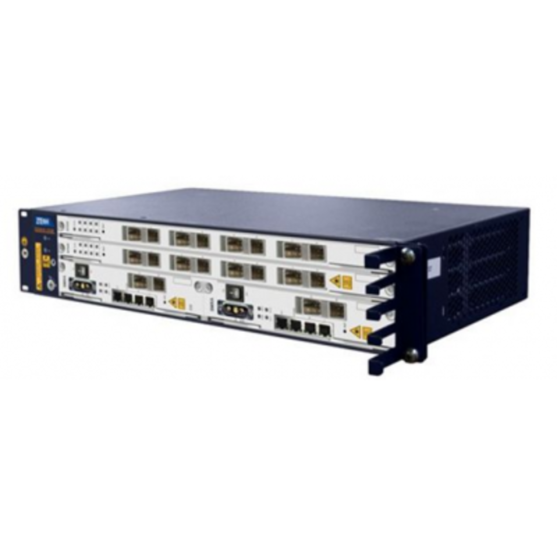 2RU шасси ZTE OLT GPON 10G, 2 слота для установки интерфейсных модулей, 8 GPON портов, DC