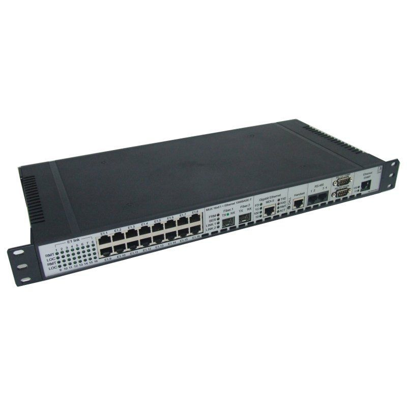 Мультиплексор модульный оптический 4x E1 + Gigabit Ethernet 1000BASE-T + 4x RS-485