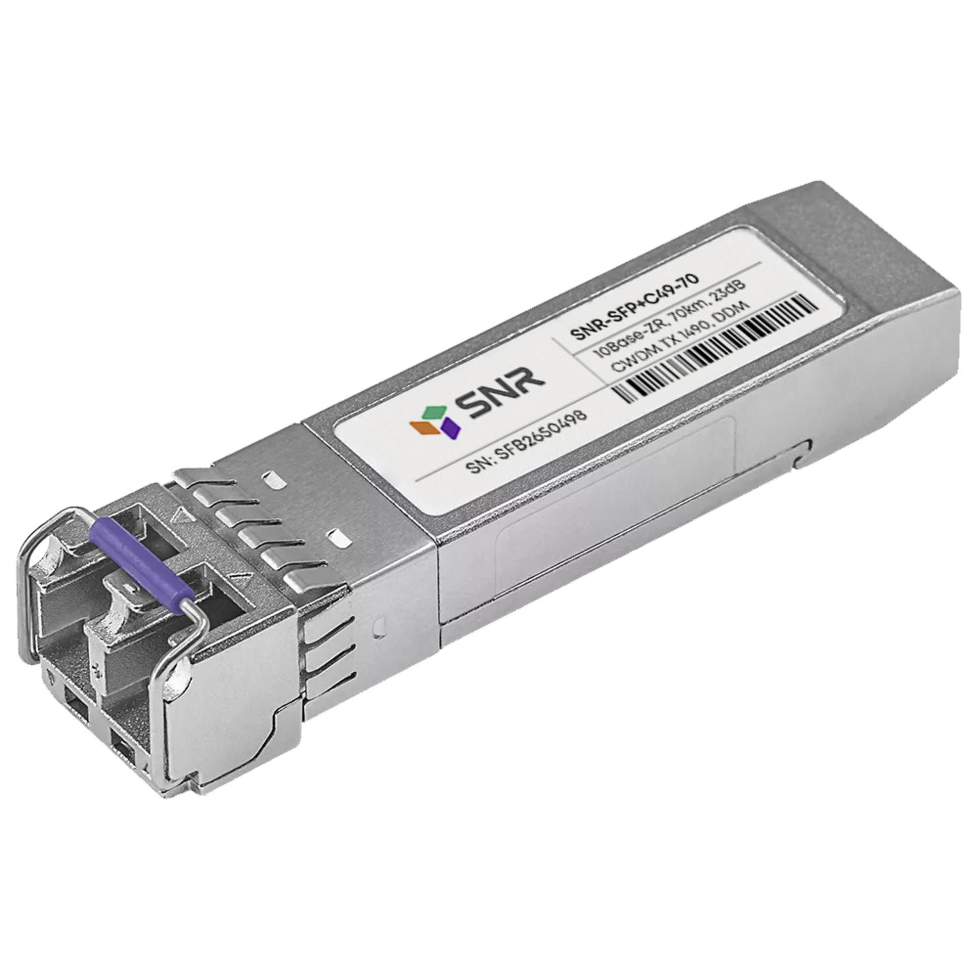Модуль SFP+ CWDM оптический, дальность до 70км (23dB), 1490нм