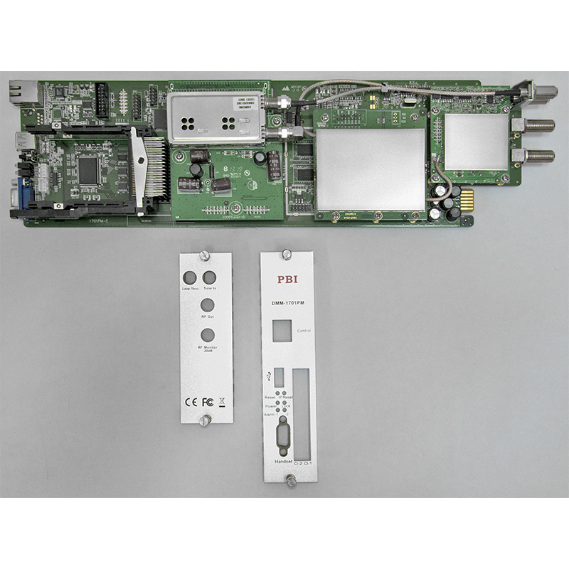 Модуль профессионального DVB-S/S2 приёмника и двойного аналогового модулятора PBI DMM-1701PM-04S2