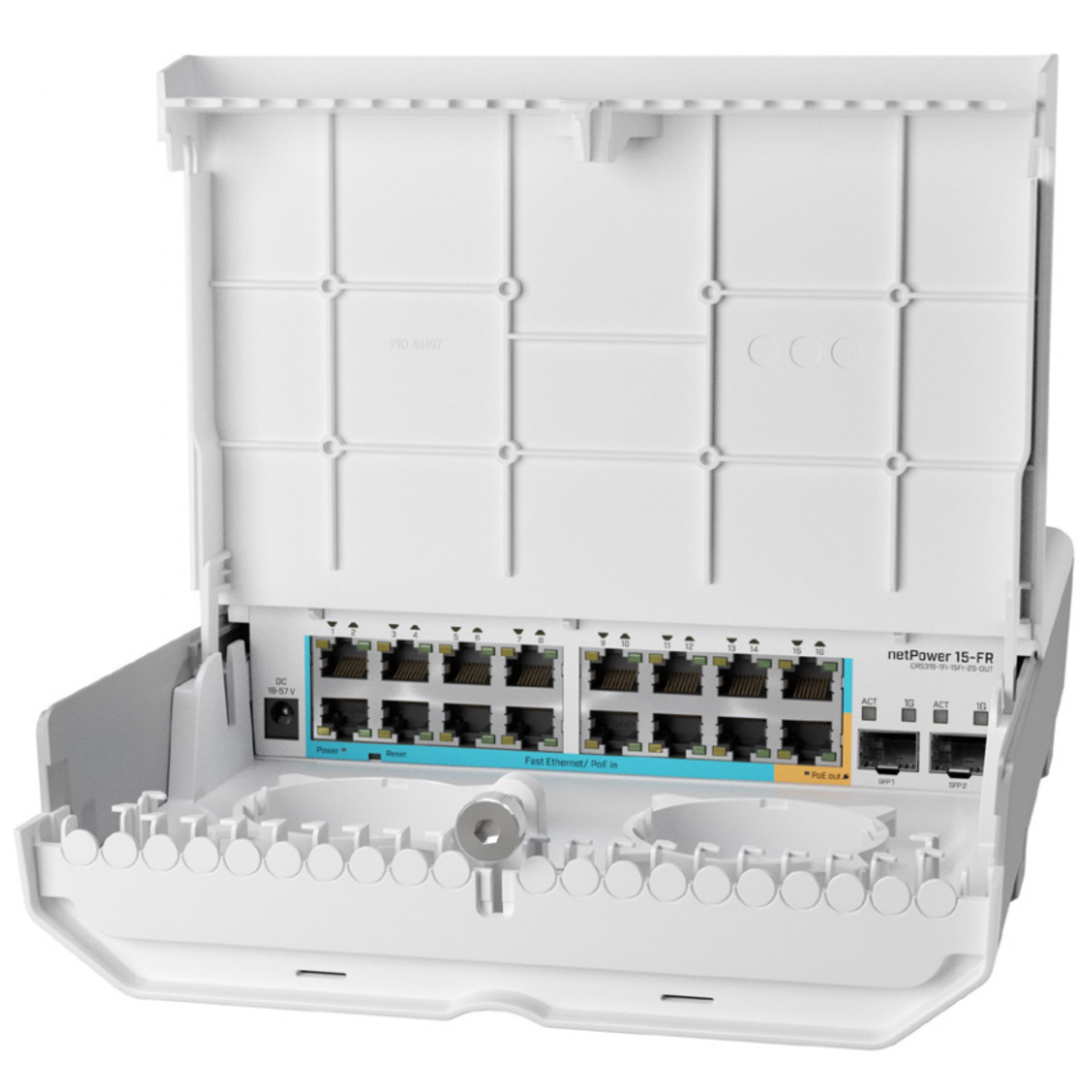 Коммутатор netPower 15FR MikroTik CRS318-1Fi-15Fr-2S-OUT