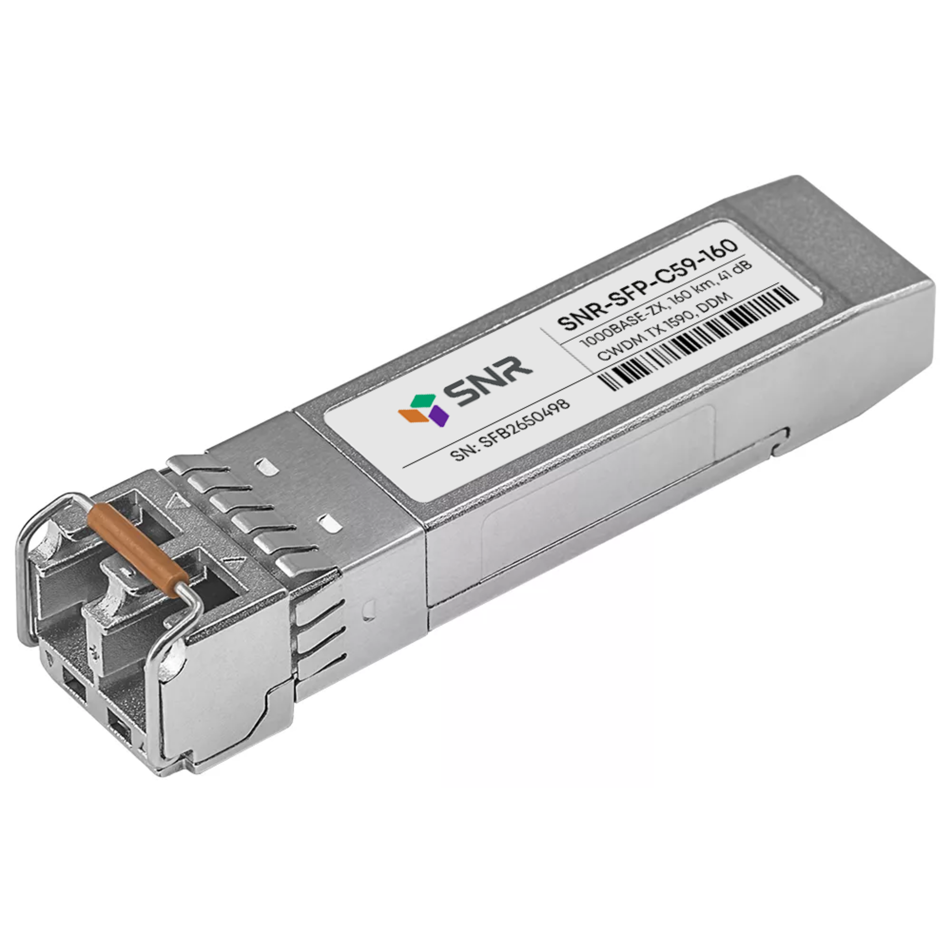 Модуль SFP CWDM оптический, дальность до 160км (41dB), 1590нм