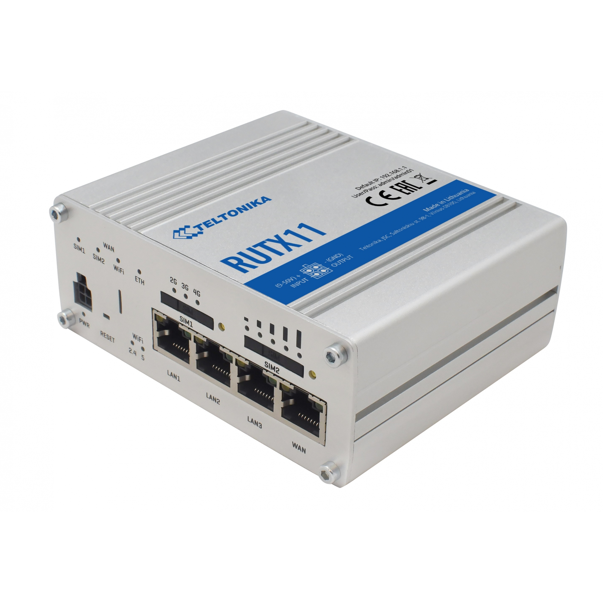 Промышленный 4G маршрутизатор Teltonika RUTX11