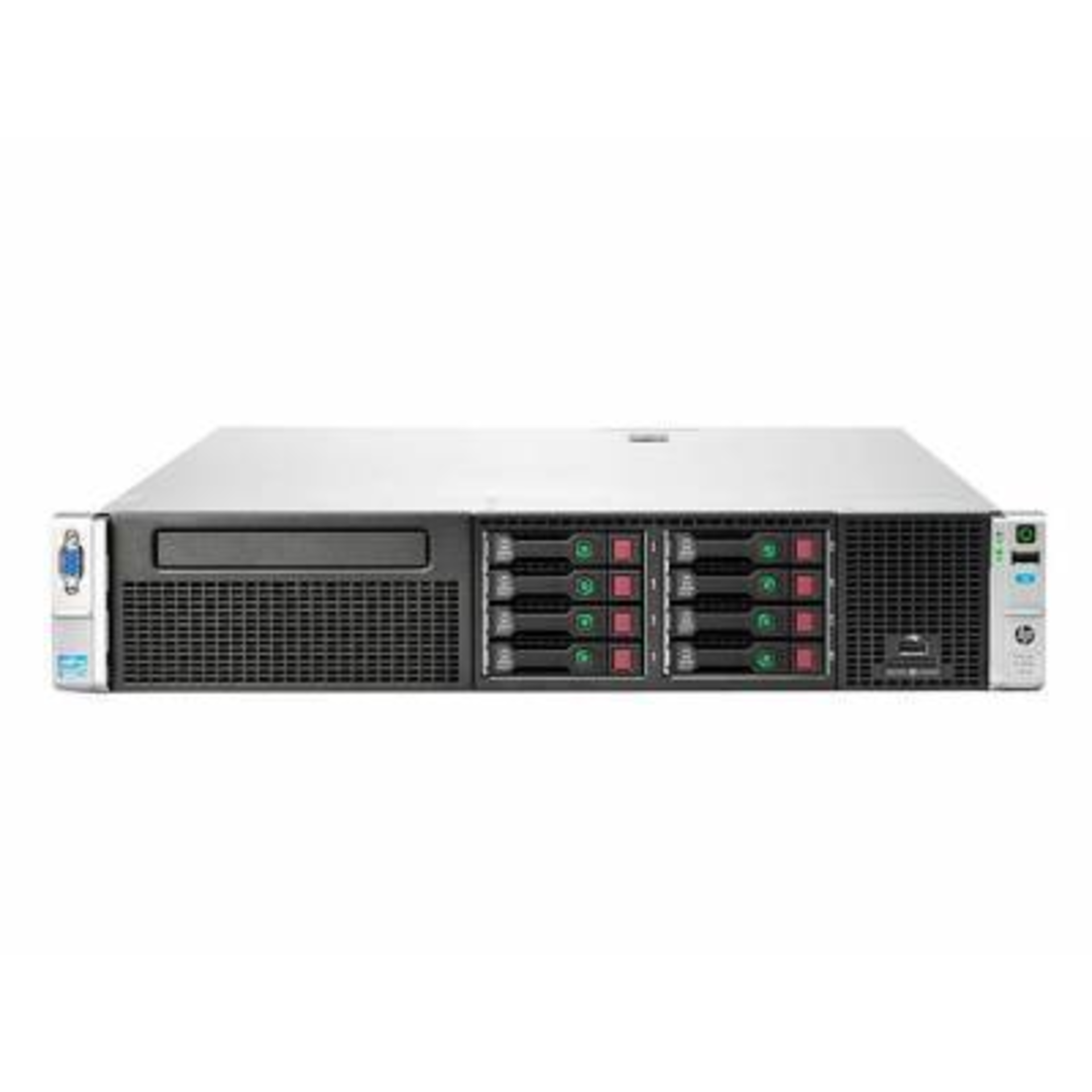 Сервер HP Proliant DL380p Gen8, 1 процессор Intel Xeon 10C E5-2680v2, 16GB DRAM, 8SFF, P420i/1GB FBWC