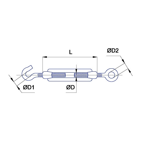 Талреп DIN 1480 С+О M16